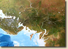 Satellite View Overland Map