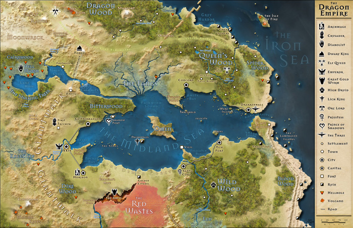 Dragon Empire map