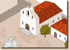 Isometic Mexican Fort Detail.