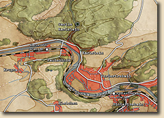 Karlstein Area Map