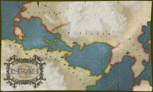 The Continent of Israh Map