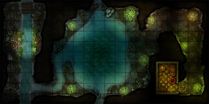 Lighted Cave