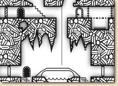 Vertical Dungeon Map Example