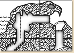 Vertical Dungeon Map Example