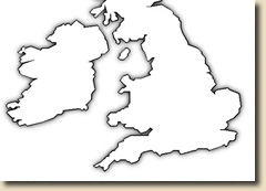 Outline of British Isles in CC3