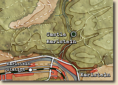 Karlstein Area Map Detail