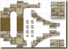 Bridge Diorama drawing