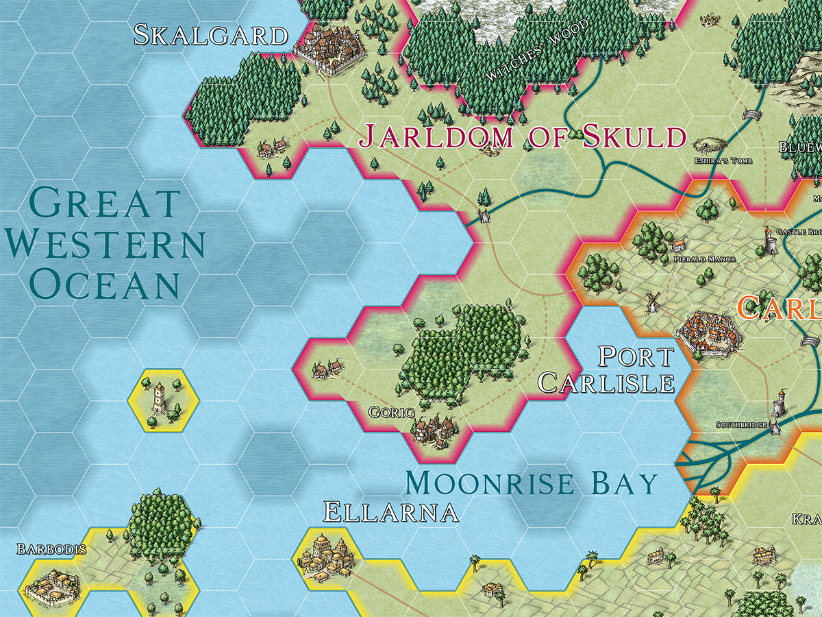 CC3+ Hex map