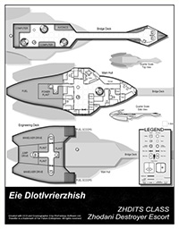 Zdhits Class Zhodani Destroyer Escort