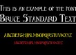 Bruce Standard Text for CC3