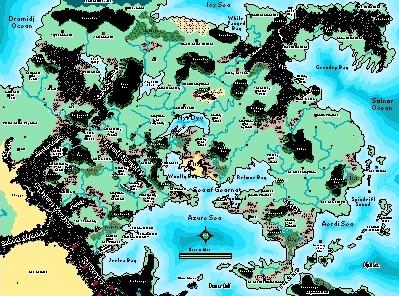 World of Greyhawk Map