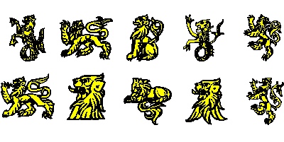 Heraldry Lions Catalog
