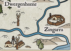 Dwarf and Orc Settlements